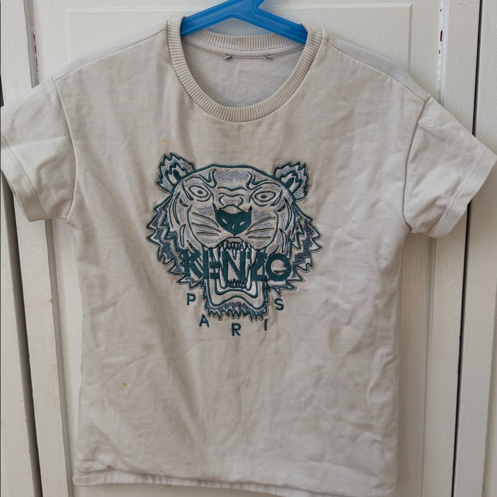 Authentic Kenzo Kids T-Shirt with Tiger Graphic